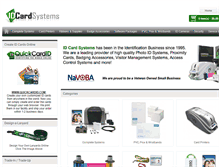 Tablet Screenshot of idcardsystem.com